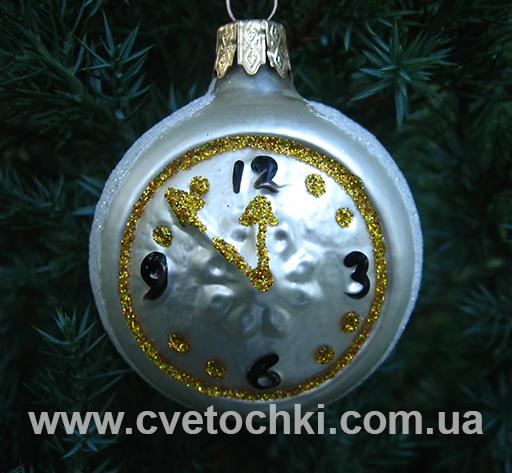Часы со снеговиком