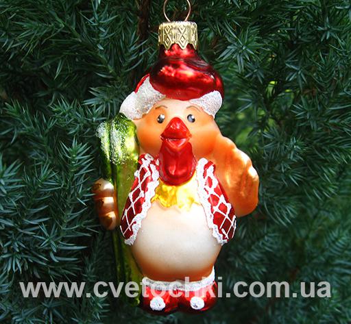 Петух с лыжами