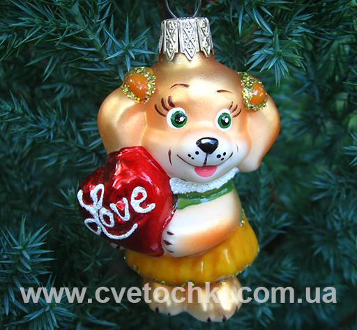 Собачка с сердцем