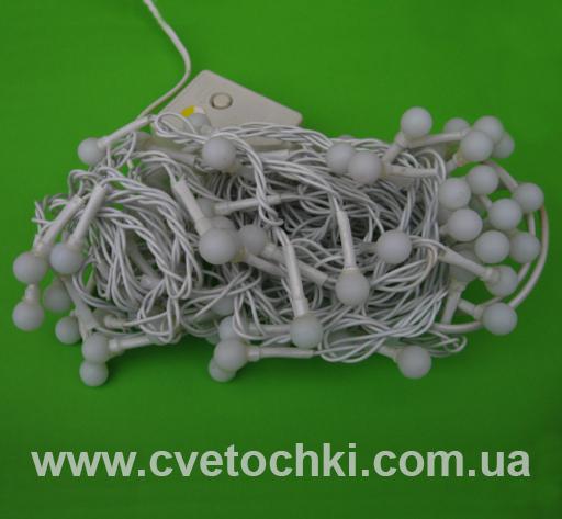 Гирлянда "Шарики" 100 LED белая