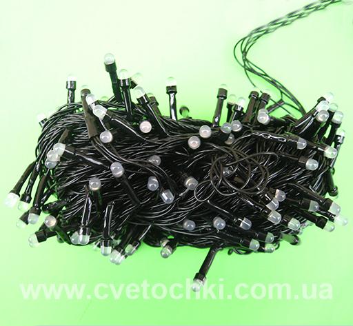 Гирлянда 300 LED мульти (чёрный провод)