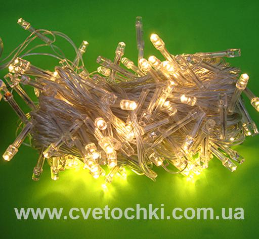 Гирлянда 200 LED жёлтая