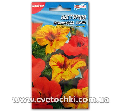 Настурция низкорослая, смесь (10 шт.)