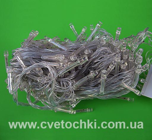 Гирлянда 300 LED мульти (прозрачный провод)