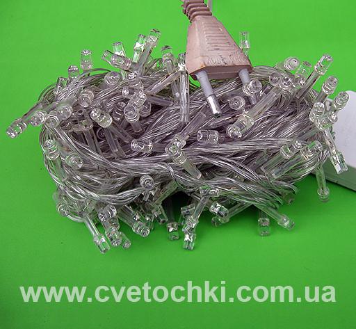 Гирлянда 200 LED мульти (прозрачный провод)