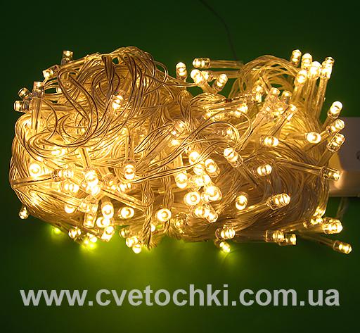 Гирлянда 300 LED жёлтая