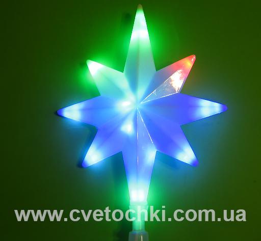 Верхушка "Рождественская Звезда" мульти