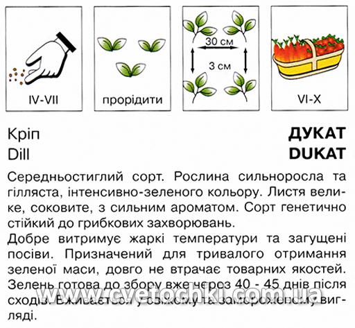 Кріп «Дукат» (2 г), ТМ «Коуел»