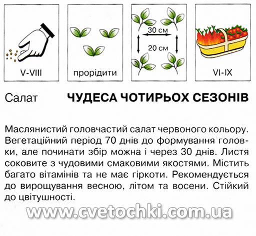 Салат «Чудеса чотирьох сезонів» (1 г), ТМ «Коуел»