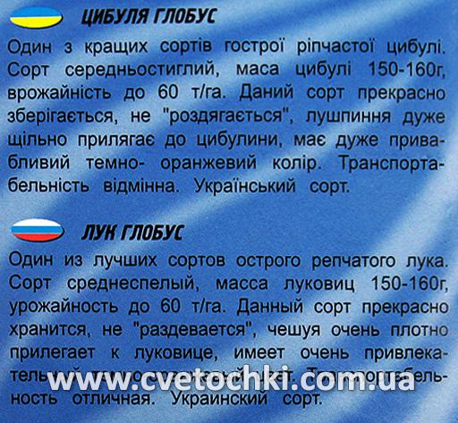 Цибуля «Глобус» (200 шт.), ТМ «Геліос»