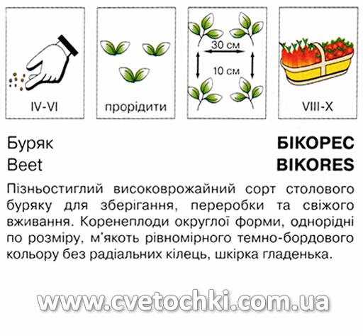 Буряк «Бікорес» (15 г), ТМ «Коуел»