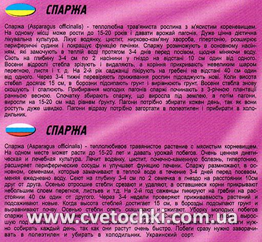 Спаржа (20 шт.), ТМ «Геліос»