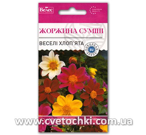 Жоржина «Веселі хлоп'ята», суміш (0,3 г), ТМ «Велес»